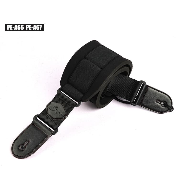 Foam buck guitar strap folk piano strap pure cotton strap shoulder strap classical bass wood electric guitar strap