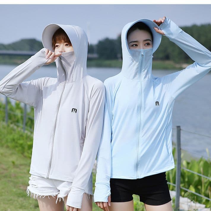 Little Rabbit Sun Protection Jacket Gen 1 Ice Silk Sunshade Large Brim 2025 Women's UV-Protective Summer Coat Cycling