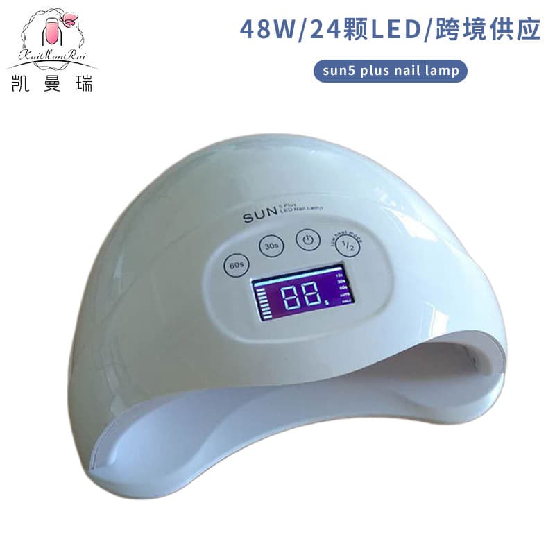 Cross-Border Nail Lamp 48W Nail Lamp Sun 5Plus Touch Screen Nail Machine Smart Sensor UV Nail Phototherapy Lamp