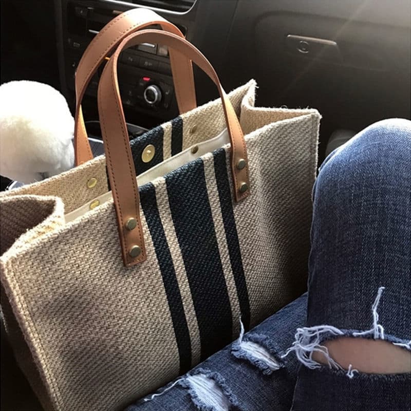 Ladies Handbags Tote Bag Trendy Professional Commute Simple Fashion Large Capacity Canvas Bag
