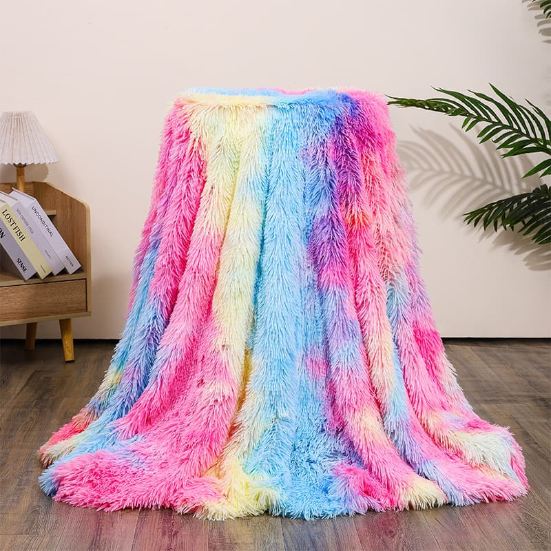 Blanket Office Nap Amazon Blanket Double-Sided Best-Selling Rainbow All-Season Throw Blanket Ins Style Blanket Wholesale