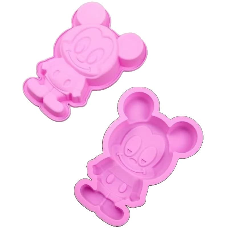 Single Cartoon Mouse Silicone Cake Mold Kitchen Baking Tool DIY Silicone Soap Mold Ice Cube Tray for Home Use