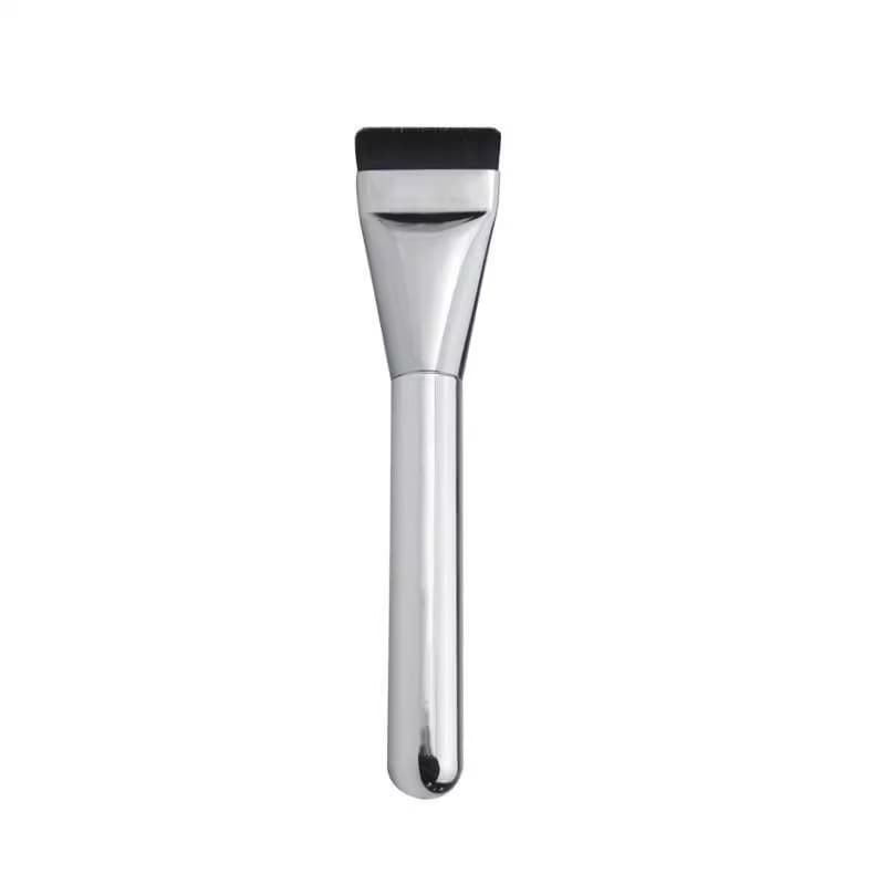 Korean flat-head foundation brush, one-word brush makeup brush tool, student makeup artist special concealer powder puff to apply makeup