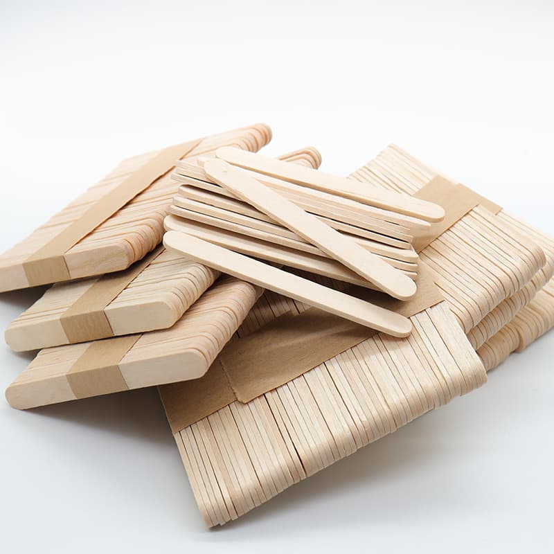 Solid wood popsicle sticks, ice cream sticks, wooden sticks, small wooden boards, wooden strips, craft wood model materials