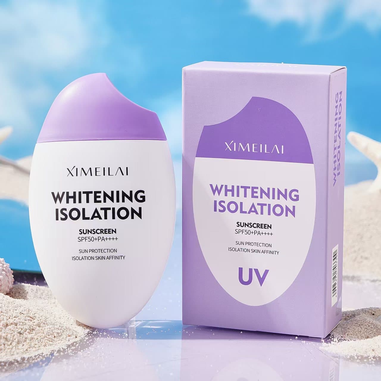 Ximeilai UV Sunscreen Lotion SPF50+++ CO.E Hanyi Xueyan Sunscreen Isolation UV Protection Summer