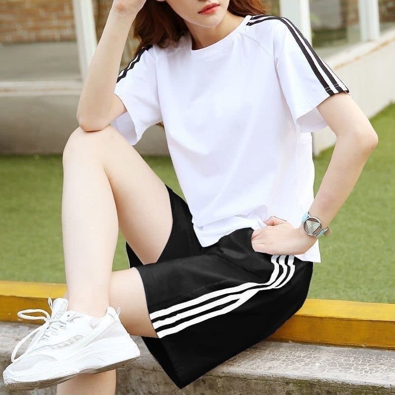2026 junior high school entrance examination sportswear test-specific two-piece suit men and women short-sleeved shorts running trend