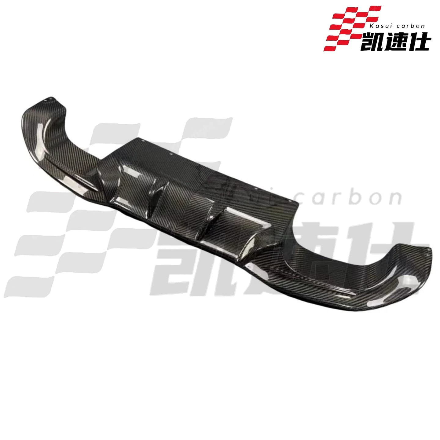 Carbon fiber rear lip diffuser for BMW M2 F87 body kit modification accessory