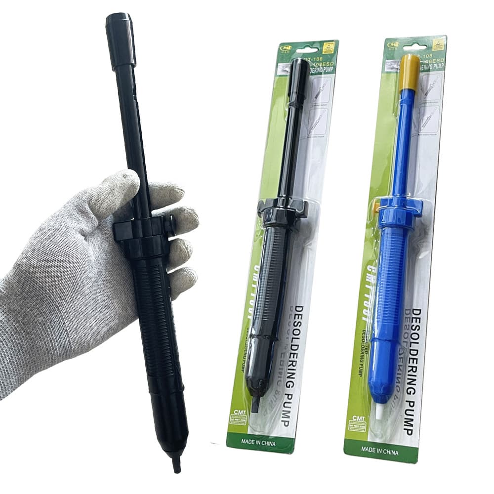 CMT-107 108 Large Long-Handle Desoldering Gun High Suction Manual Desoldering Pump