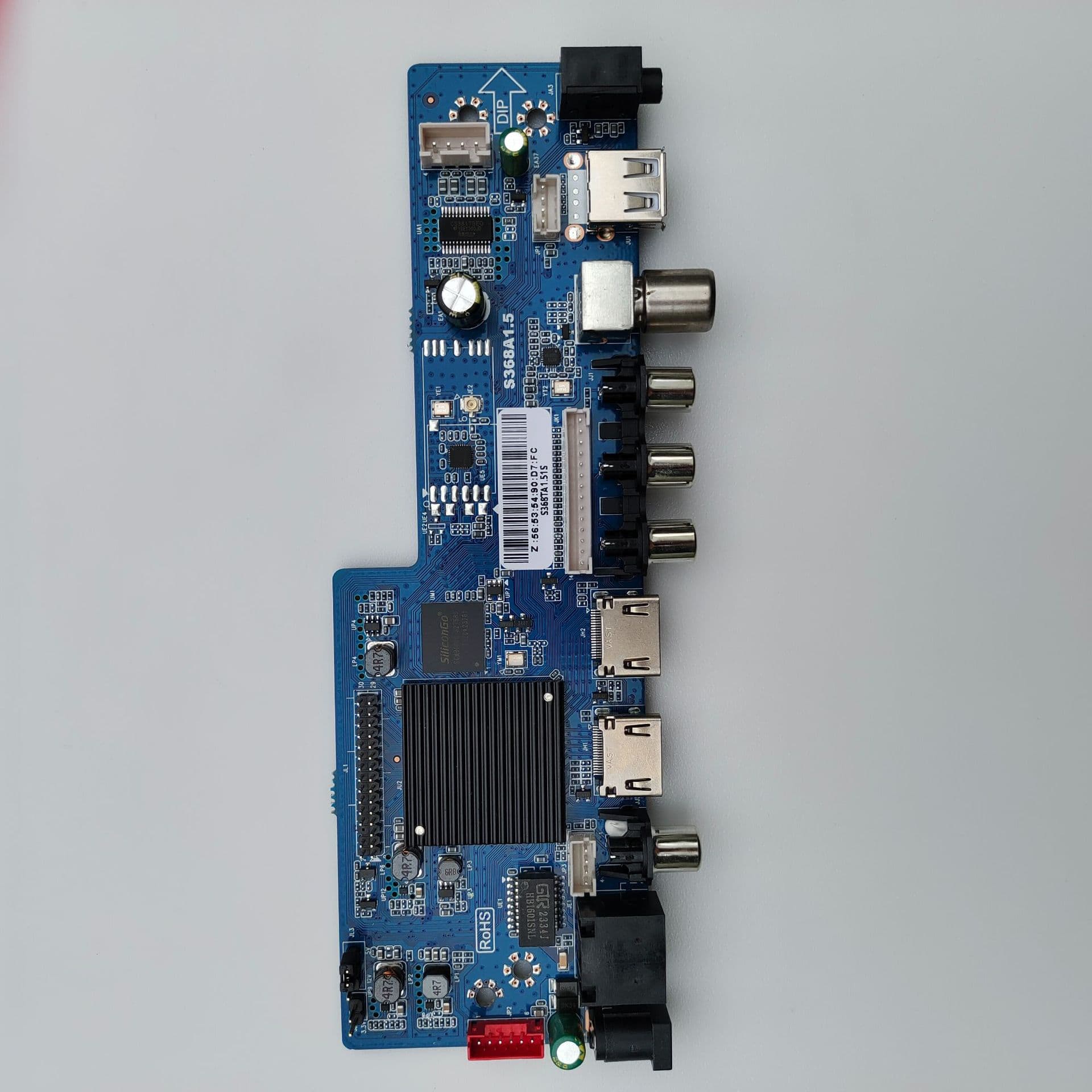 Cross-border Smart TV Mainboard S368A1.5 S368TA1 1G+8G SMART TV MOTHERBOARD