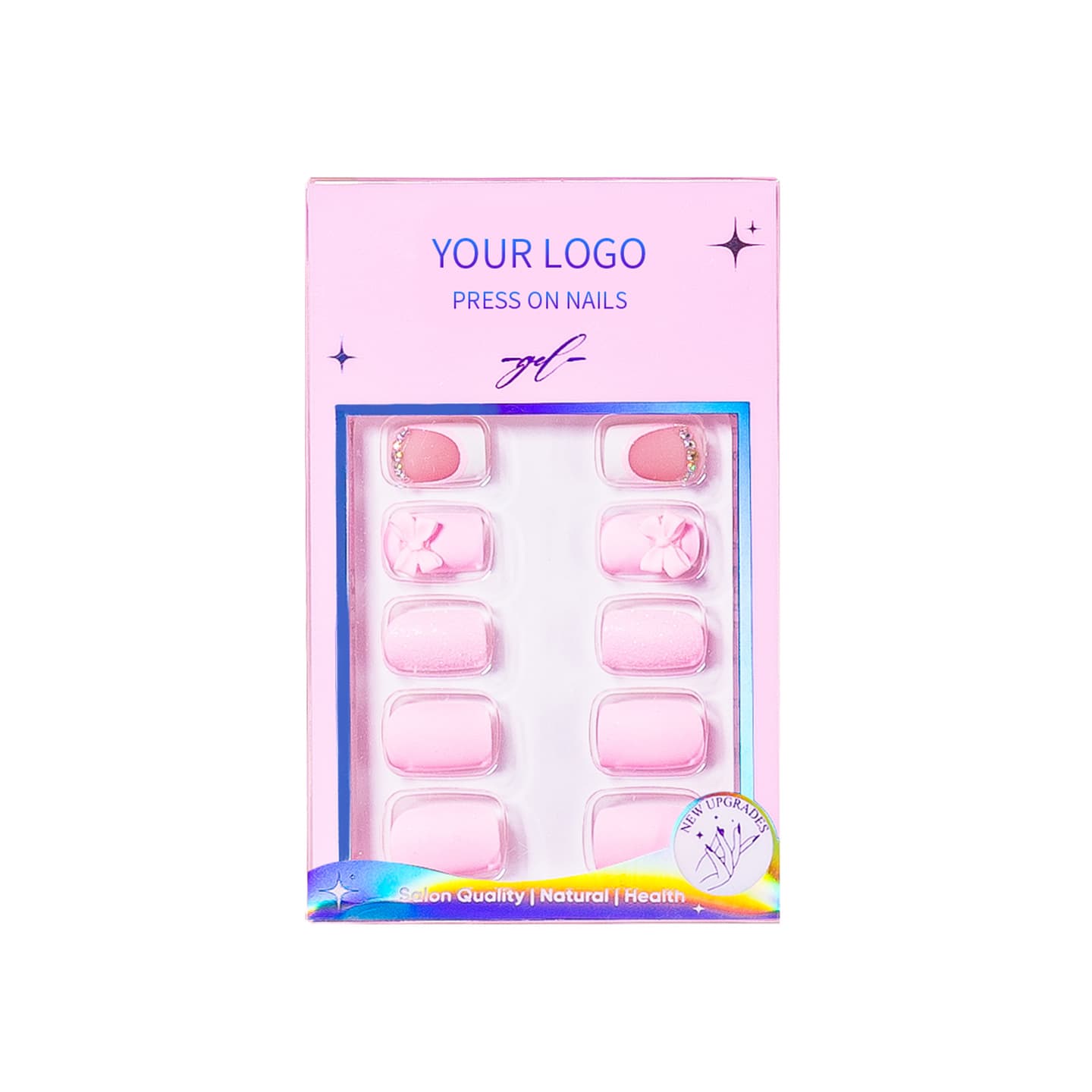 Cross-border Europe and America Wearable Nails 32-Piece Press-On False Nail Tips Detachable
