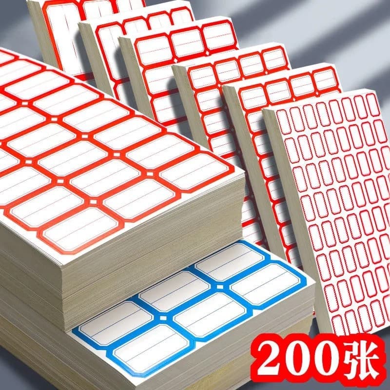 【New User 0.01 Get 3 Bags】Label Stickers Waterproof Label Stickers Classification Large Self-adhesive Sticker Labels