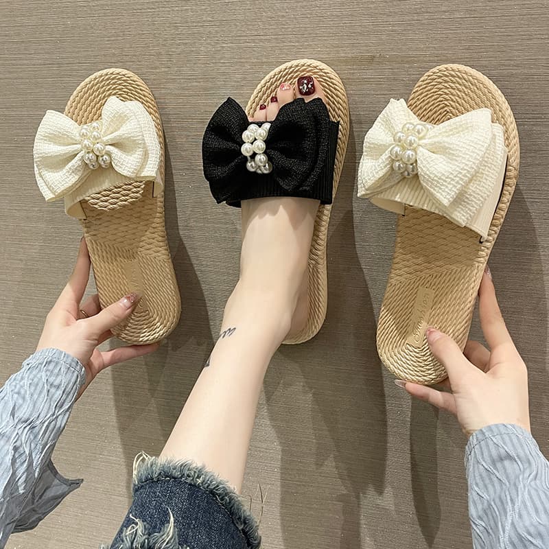 High Aesthetic Value Casual Slippers Women's Comfortable Home Wear Korean Style Versatile Premium Quality Slip-On Shoes