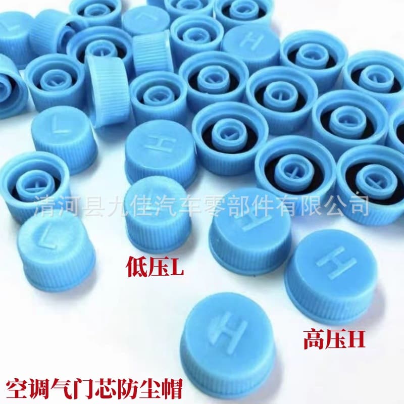 Modern/modern car air conditioning pipe valve cover high and low pressure dust cap HL nut valve core cover refrigerant fluoride cover