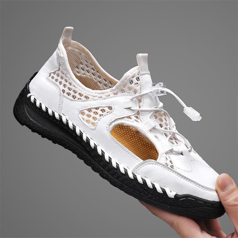 Large Size 45 46 47 48 Men's Shoes, Summer Breathable Mesh Shoes, Stitched Casual Shoes, Men's Hiking Shoes, Hiking Shoes, Mesh Shoes