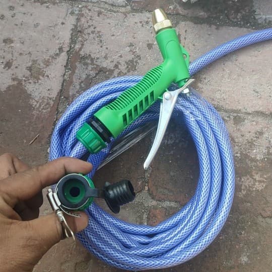 02 Water pressure gun for car washing, household water hose, gardening, watering, cleaning tool set, car washer, watering tool, water hose