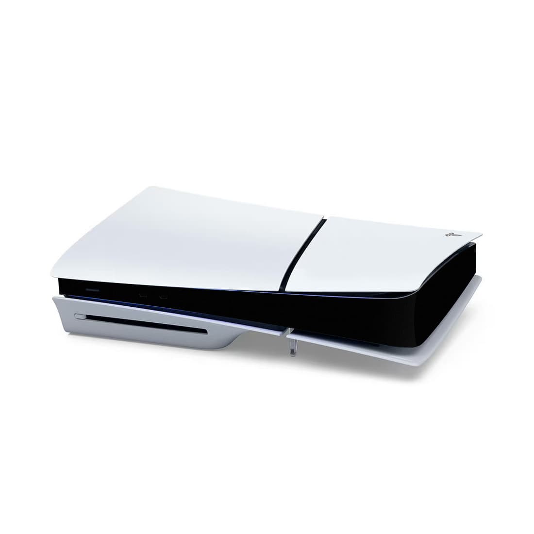 PS5 Slim Console Center Strip Sticker, Side Strip Center Strip Anti-Fingerprint Carbon Matte Two