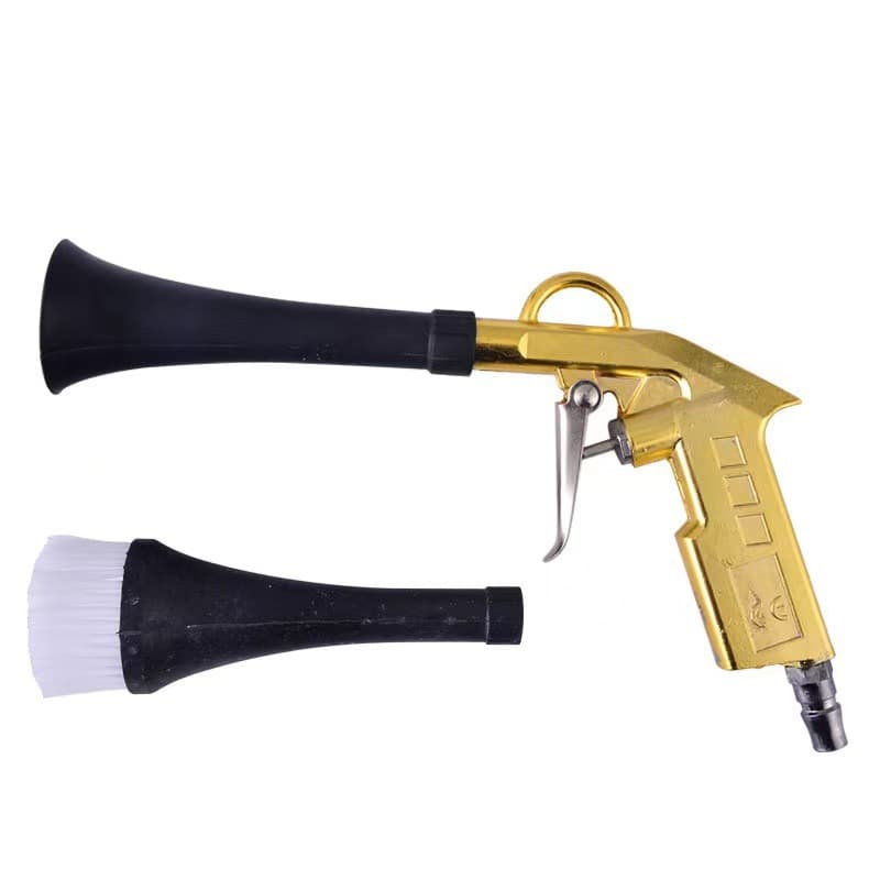 Car Detailing Tool Interior Cleaning Gun with Brush Dust Blower Cleaning Brush Dry Cleaning Spray Gun