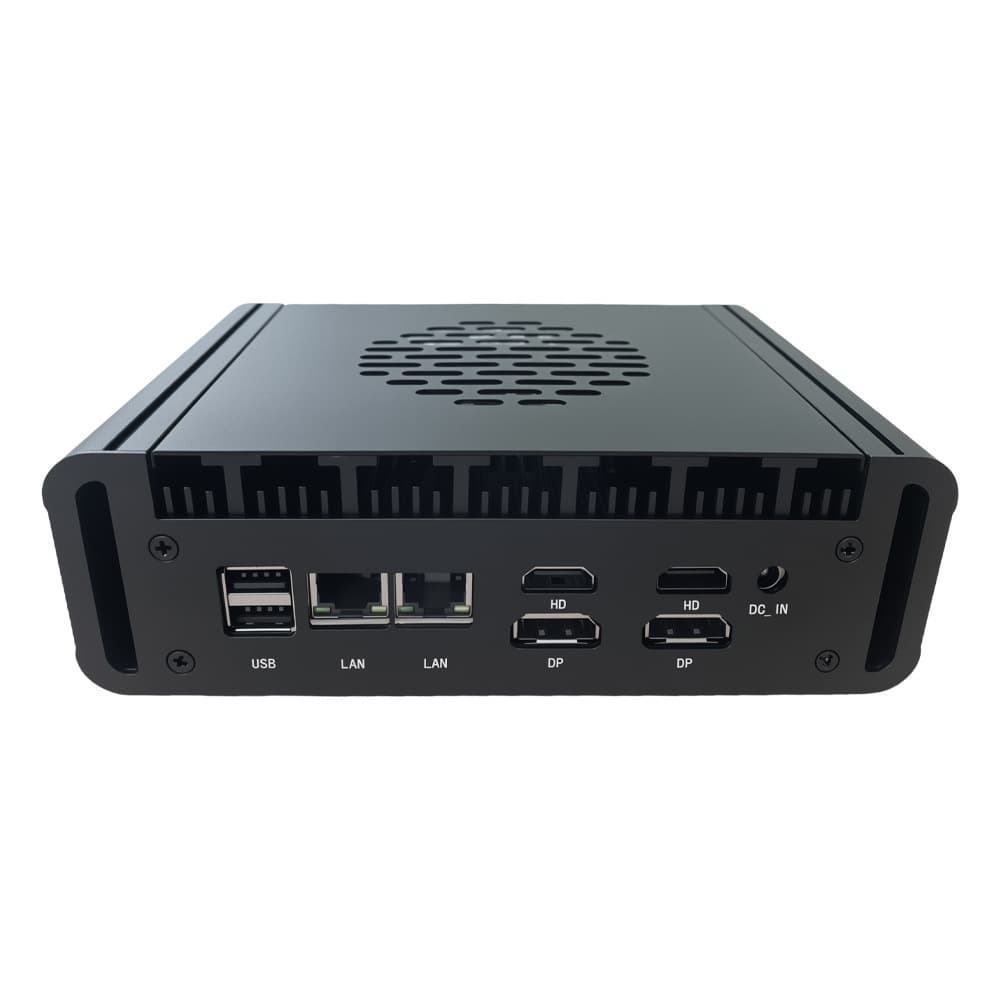 New All-Aluminum Fanless Industrial PC Ultra 5 125H Embedded Mini Computer Quad Display Industrial Host