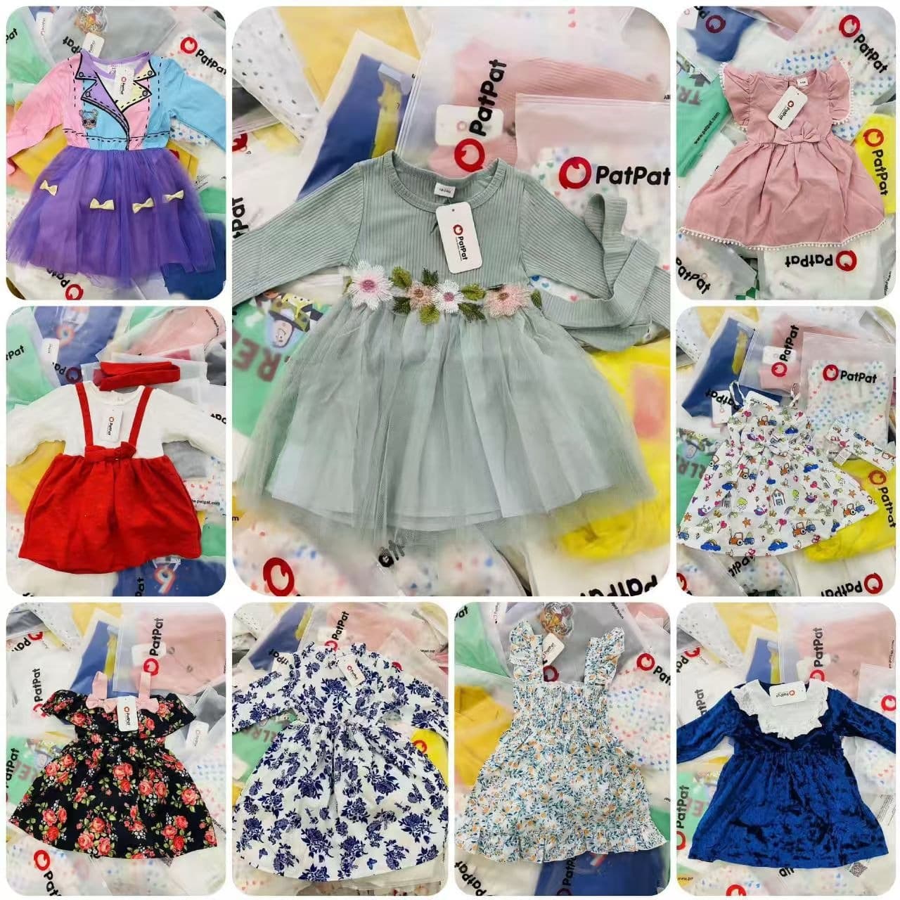 Patpat Assorted 2-Piece Sets Spring/Summer Styles for Girls and Boys, Export Children's Clothing, Low Price Wholesale Toddler Sets