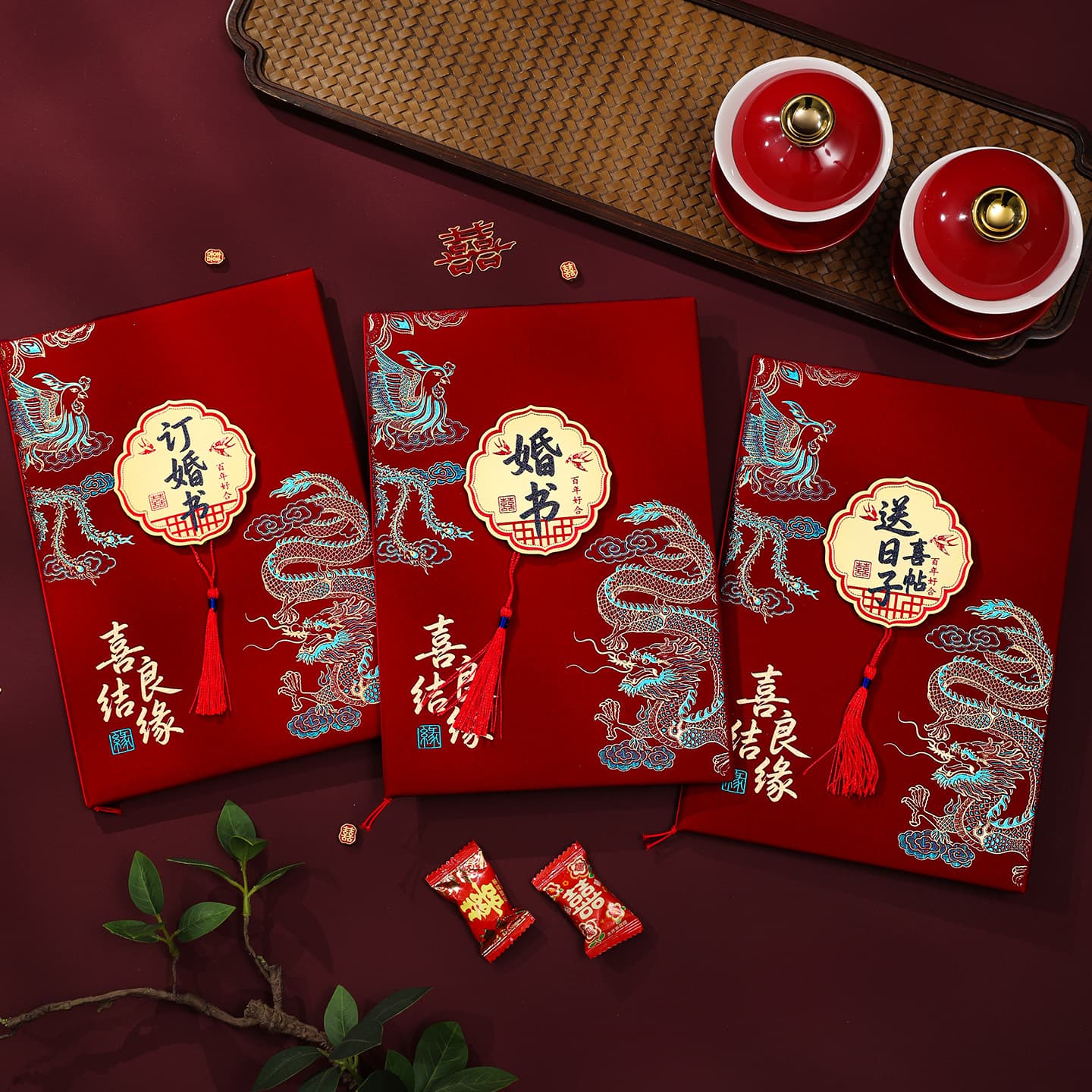 2026 velvet gift date book for the man, new hard-shell handwritten wedding book, high-end wedding engagement book for the woman