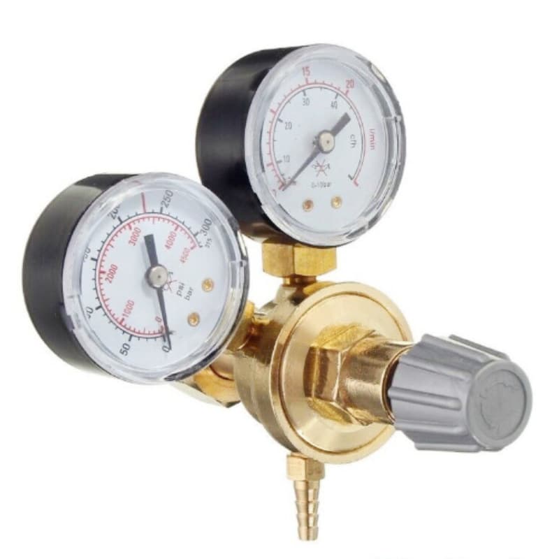 Factory Direct Supply Foreign Trade All Copper Mini Argon/CO2 Regulator Carbon Dioxide Regulator TIG Welder Gas