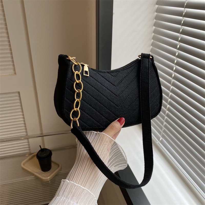 Small Bag Women 2023 Autumn Trendy Vintage Shoulder Bag Simple Fashion Crossbody Bag Stylish Underarm Bag Women's Bag
