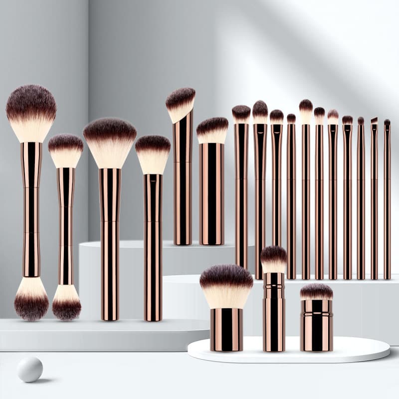 New Cross-Border Makeup Brush Set Multi-Color Blush Brush Foundation Brush Eyeshadow Brush Concealer Brush Lip Brush Beauty Tools