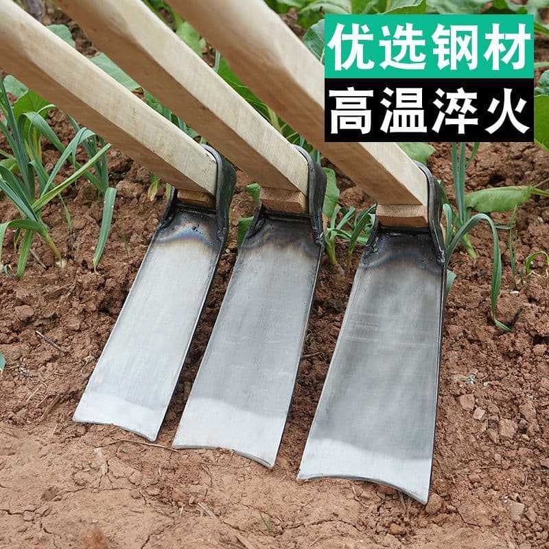 Wholesale farm hoe for digging, traditional agricultural tool, weeding and gardening, forged full steel