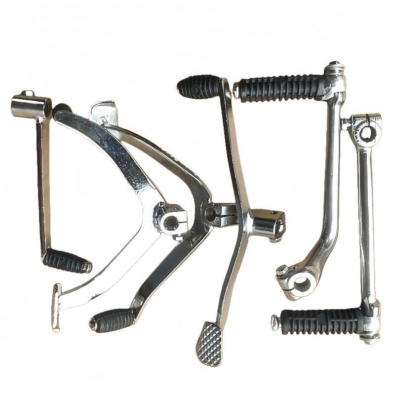 Dirt Bike 70 Dual-Pedal Shift Lever for 110-125CC Engine, Monkey Bike Kick Start Lever + Gear Shift Lever