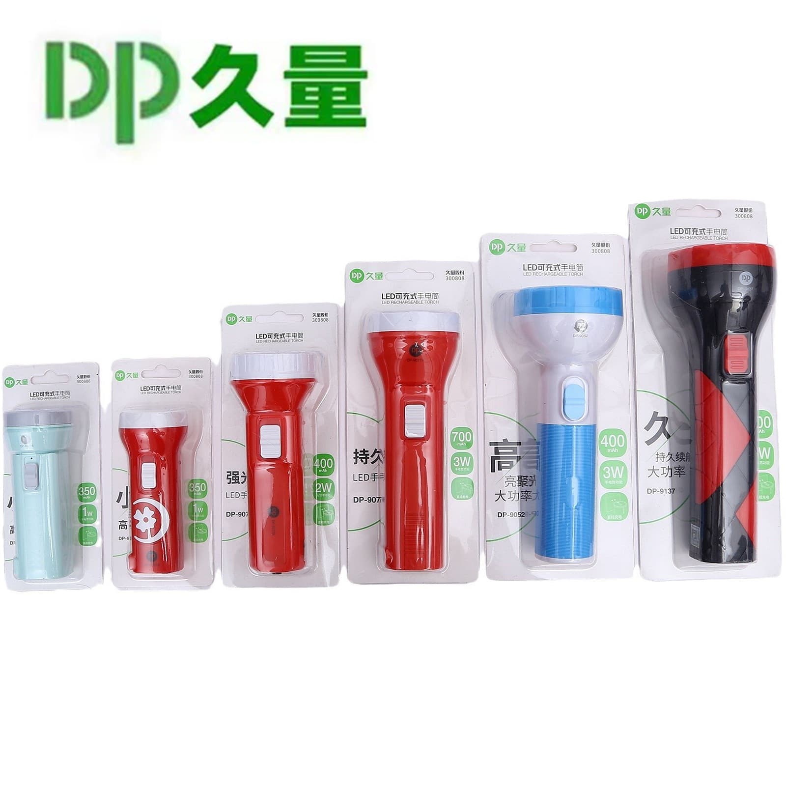 Jiuliang LED Flashlight, Home Portable Rechargeable Small Flashlight, Outdoor Lighting, Two-Gear Gift Flashlight
