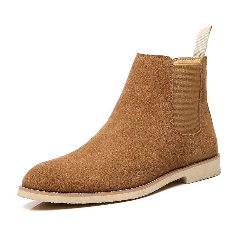 Chelsea Boots Men Cross-border Large Size 45 46 Supply Genuine Leather Autumn Winter Men's Boots British Martin Boots Men