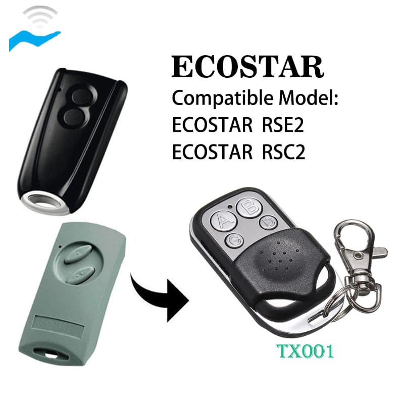 eBay/Amazon Best-seller - HORMANN Eco-Star 433MHz RSE2/RSC2 Compatible Remote Controller