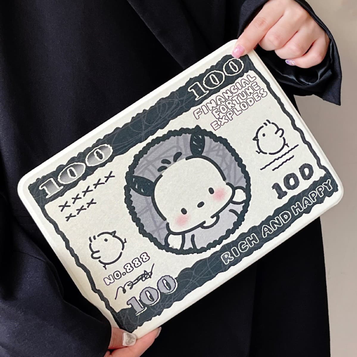 Compatible with iPad Pro 11-inch Pachacco Money Case for iPad 6/7/8/9 Apple Mini Protective Cover
