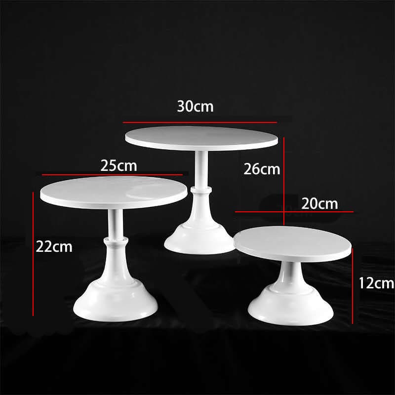 White European-style wrought iron dessert stand display rack cake tray cold buffet tea break table afternoon tea pastry stand