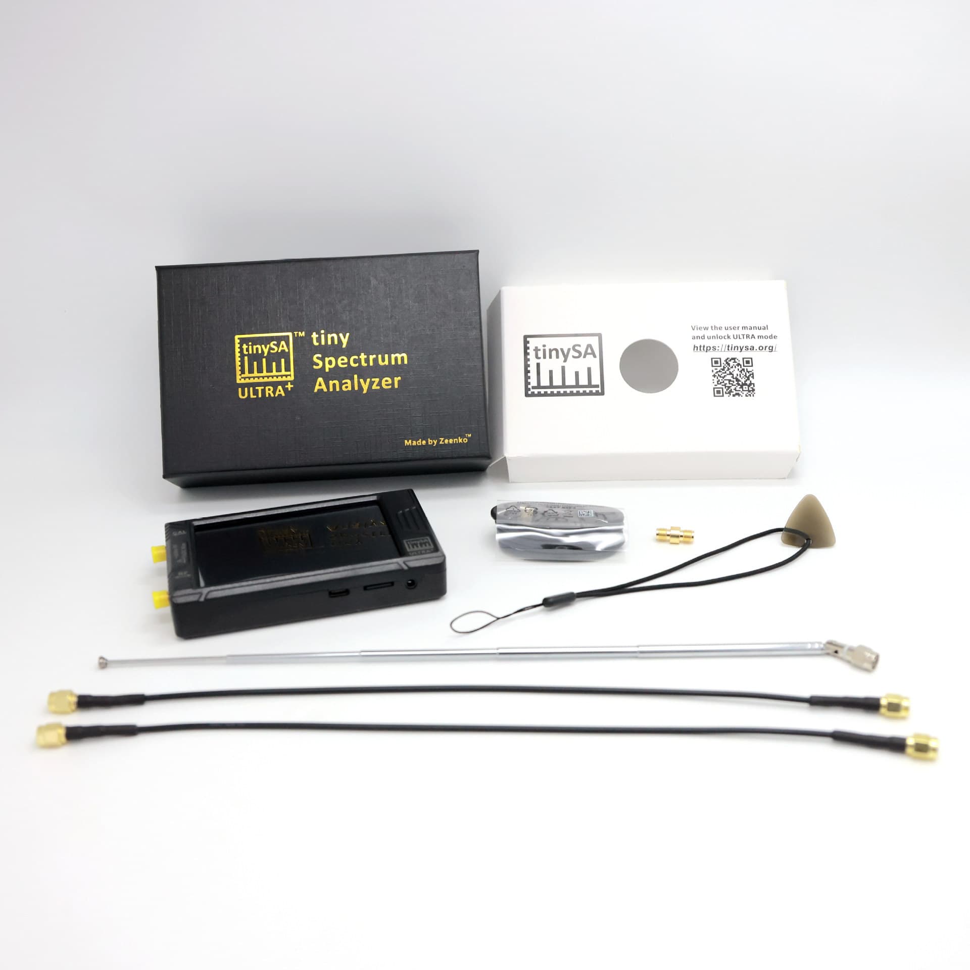New Arrival tinySA ULTRA Plus ZS406 Handheld Spectrum Analyzer 100k-5.4GHz