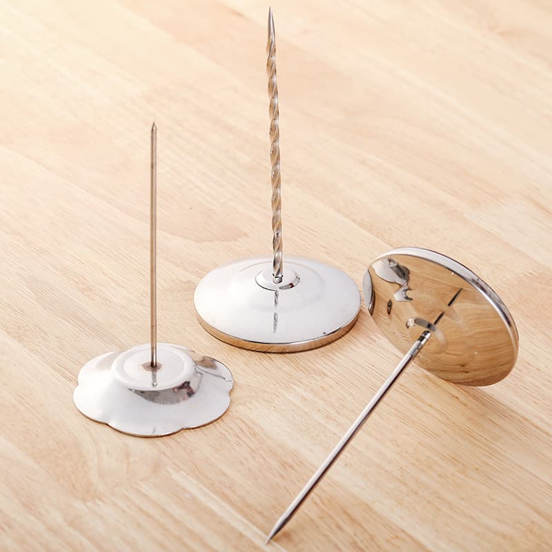 Thickened Stainless Steel Menu Order Taker Bar Counter Receipt Storage Paper Organizer Kitchen Home Goods Tool Set