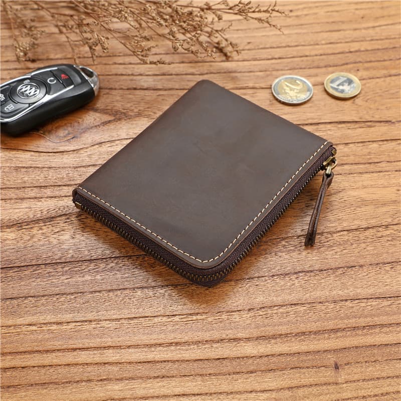 Ladies Wallet Long Zipper Buckle Clutch Bag Fashionable Envelope Style Wallet Leather Material Black/red/brown Colors Available