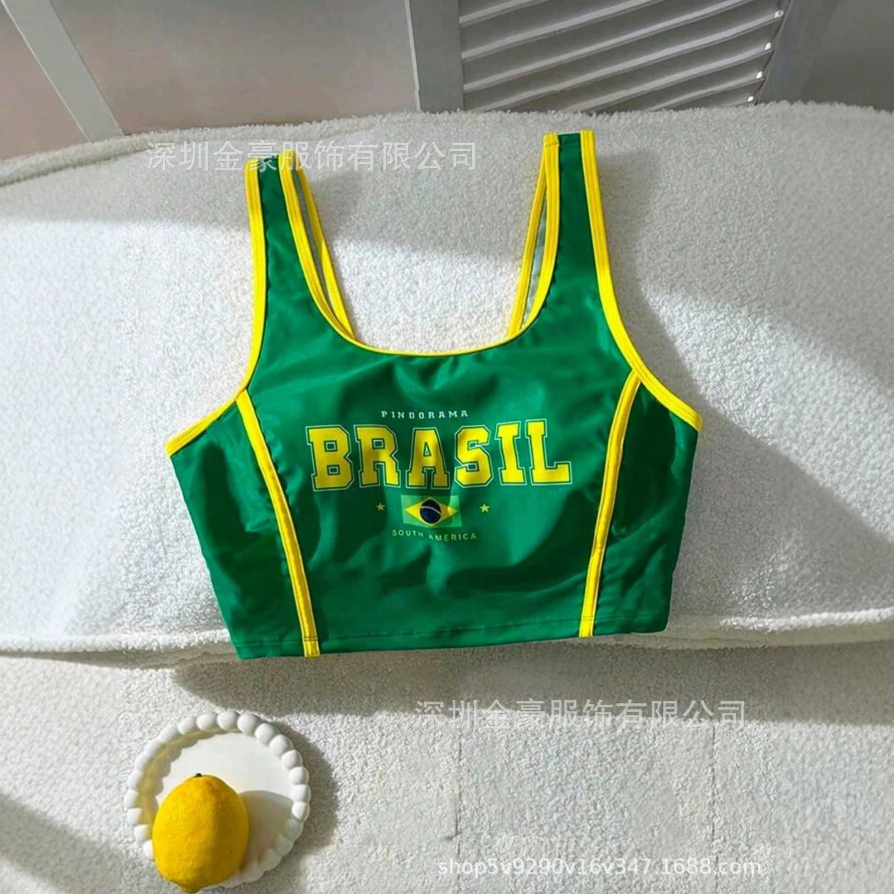 European and American Spring/Summer Fashion Bikini Beach Sexy Trendy Women's Sleeveless Top New Arrival