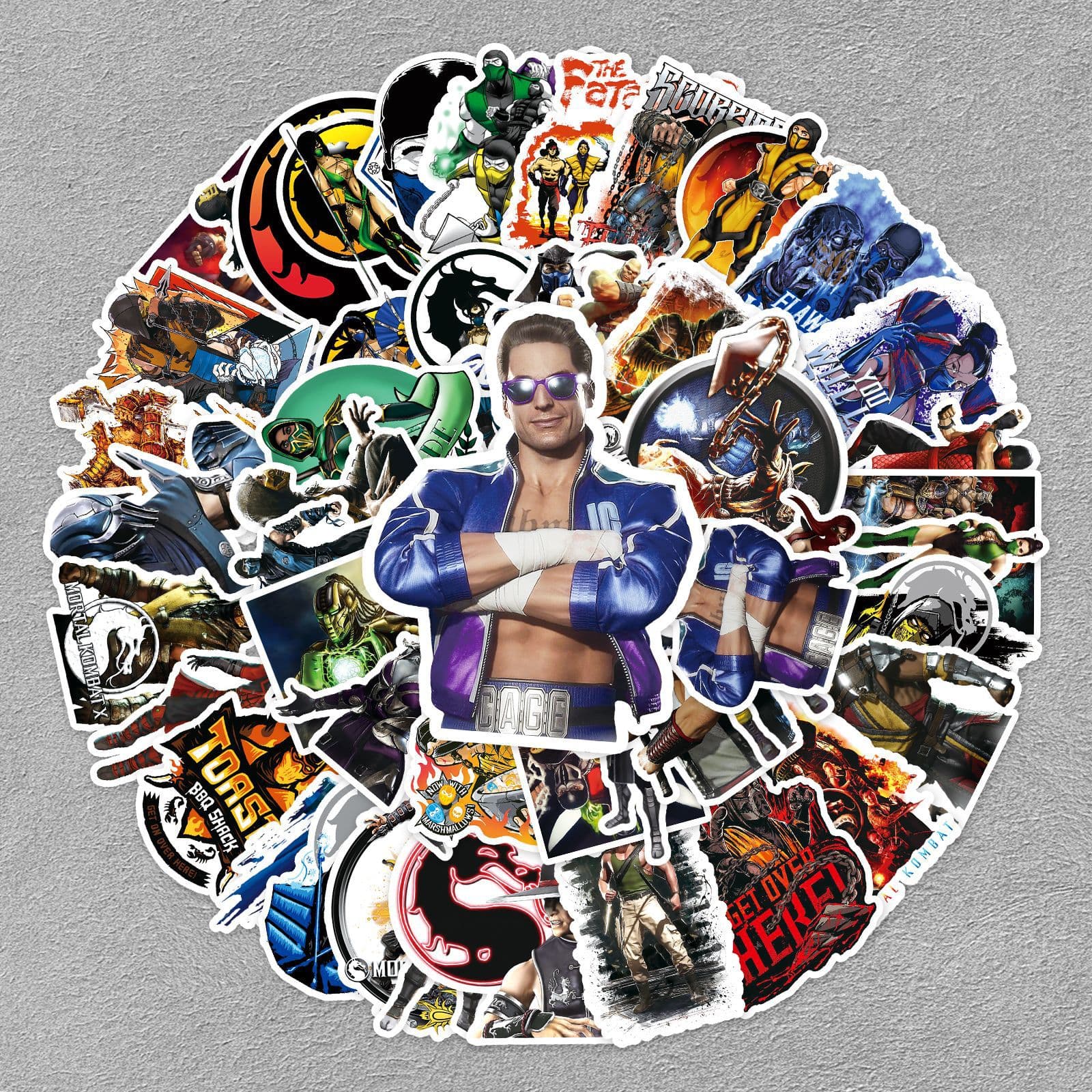 Waterproof Graffiti Stickers for Notebook Luggage Decoration Motorcycle Real Game Character Cute Style Printed Craft Design