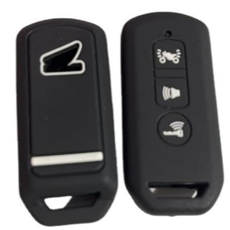 Compatible with New HONDA LEAD125/SH125/150 Motorcycle 3-Button Remote Key Case with Hollowed Out Logo