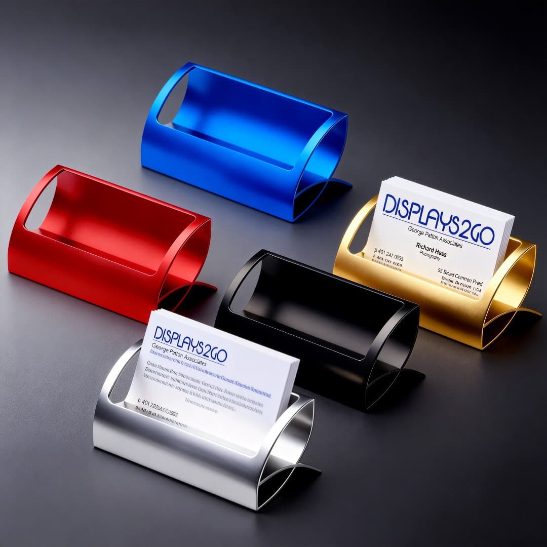 Business Card Box Desktop Office Business Card Holder Creative High-End Business Card Box Front Desk Personality