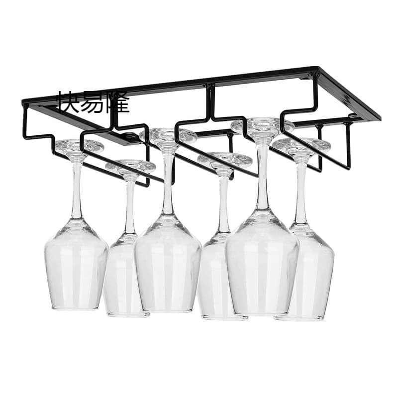 Creative Wine Glass Rack Inverted Wine Glass Holder Kitchen Cup Rack Hanging Glass Rack Home Wine Cabinet Bar Hanging Cup Rack