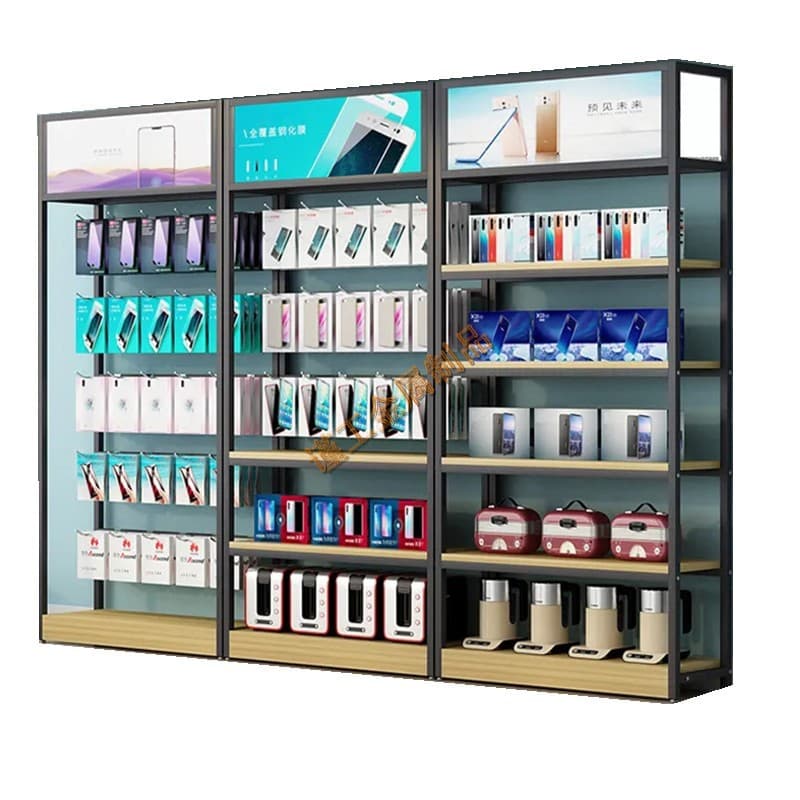 Rotating Display Stand for Phone Accessories, Compatible with Anti-Drop Cases, Wireless Magnetic Fast Charger, Back Clip Charger