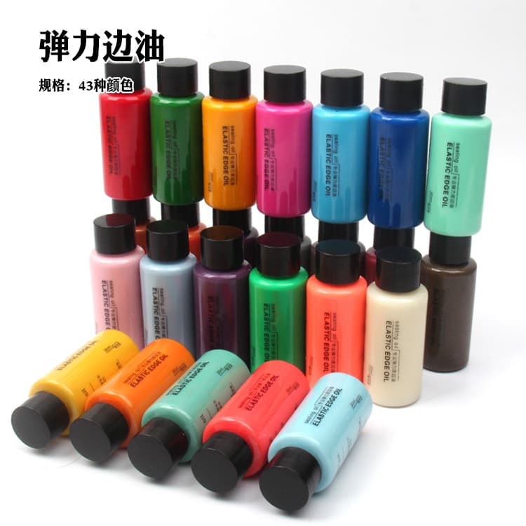 Handmade Leather Goods, 40 Colors Elastic Leather Edge Paint, Matte Edge Paint for Bags and Handbags, Edge Repair and Maintenance