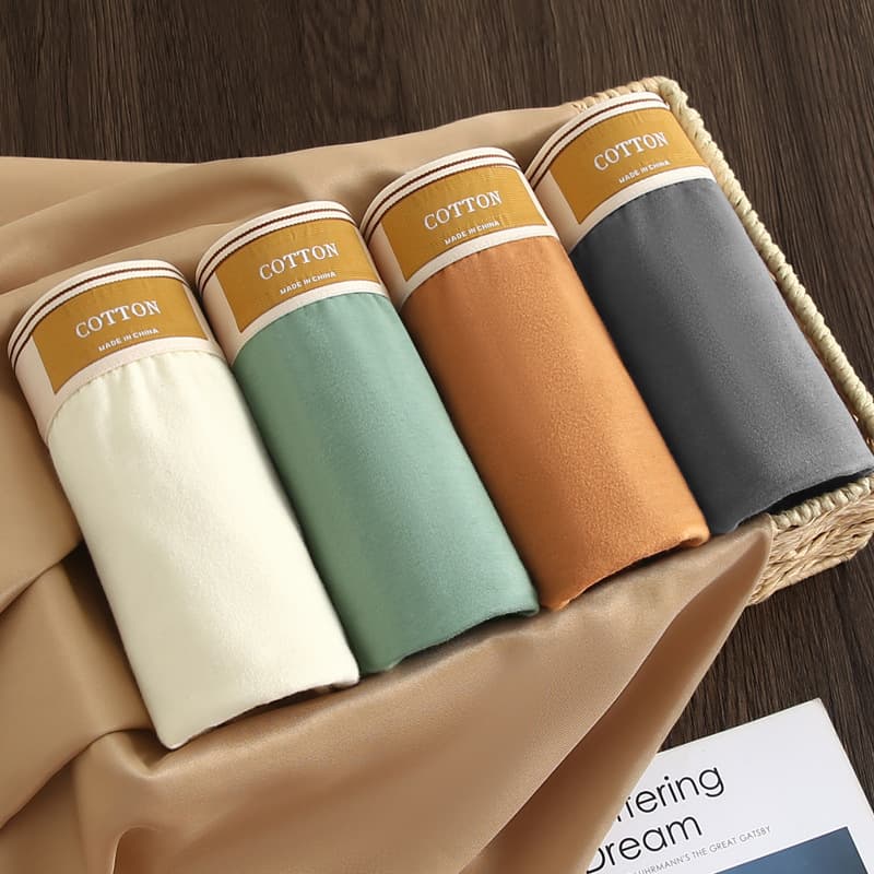 Men's Cotton Underwear Pure Cotton Antibacterial Boxer Shorts Breathable Youth Full Cotton Summer Shorts