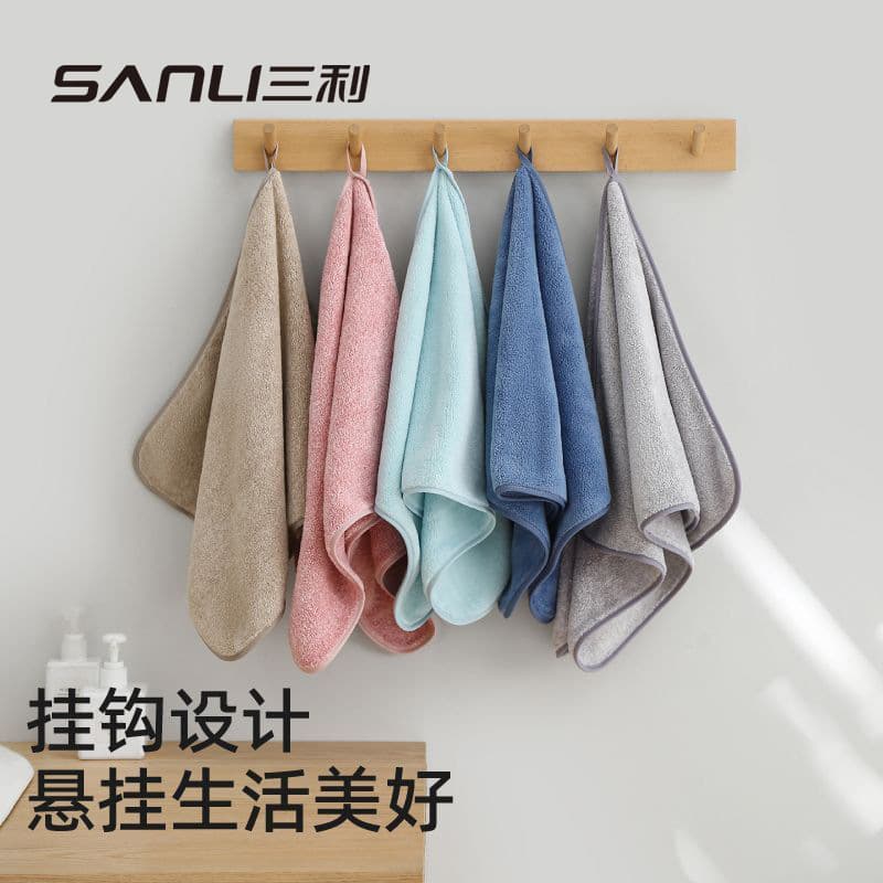 Sanli towel thickened coral velvet towel for men and women household face wash and bath towel adult soft absorbent large towel