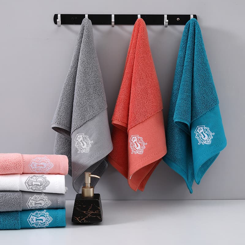 [Delivery] 7A grade antibacterial cotton platinum satin towel bath towel 80*160cm can be embroidered with logo