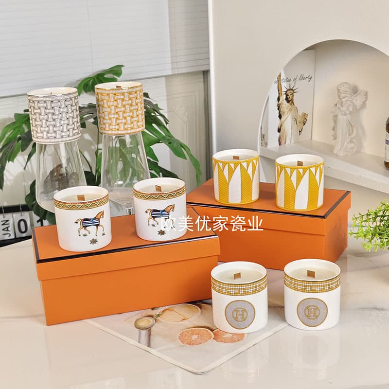 European luxury home interior living room bedroom home scented candle fragrance long-lasting decorative ornaments gift box wholesale