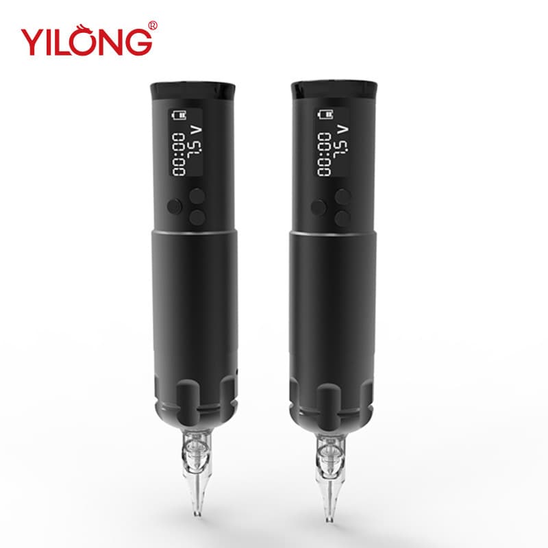 Ialong cross-border scale tattoo pen battery tattoo machine wireless power adjustable stroke charging tattoo pen tattoo machine