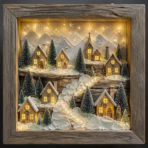 New Cross-Border Product Coastal Lighthouse Picture Frame Craft